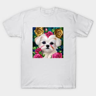 Maltese Dog Princess T-Shirt